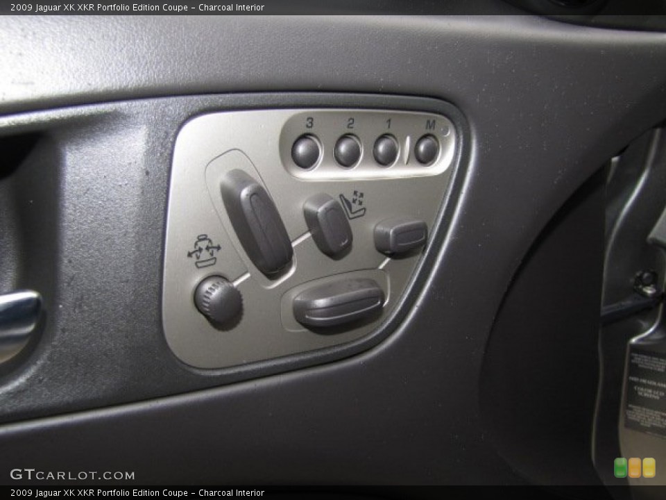 Charcoal Interior Controls for the 2009 Jaguar XK XKR Portfolio Edition Coupe #80022979