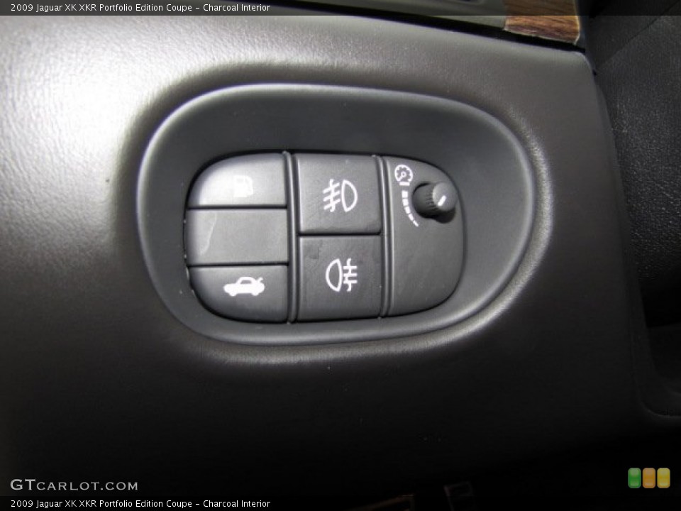 Charcoal Interior Controls for the 2009 Jaguar XK XKR Portfolio Edition Coupe #80022992
