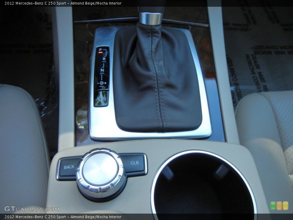 Almond Beige/Mocha Interior Transmission for the 2012 Mercedes-Benz C 250 Sport #80023697
