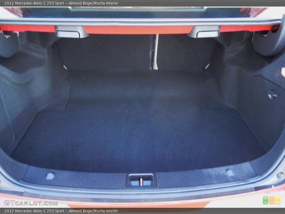 Almond Beige/Mocha Interior Trunk for the 2012 Mercedes-Benz C 250 Sport #80023761