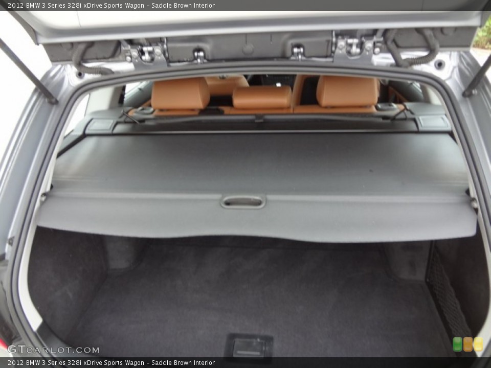 Saddle Brown Interior Trunk for the 2012 BMW 3 Series 328i xDrive Sports Wagon #80024255