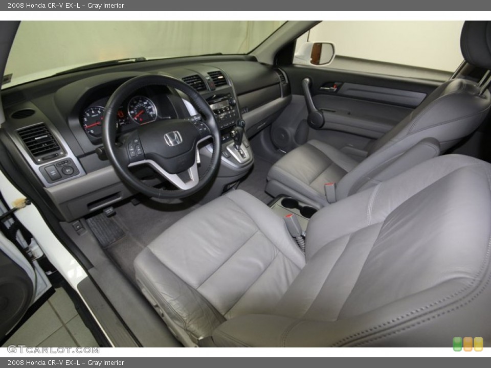 Gray Interior Photo for the 2008 Honda CR-V EX-L #80025438