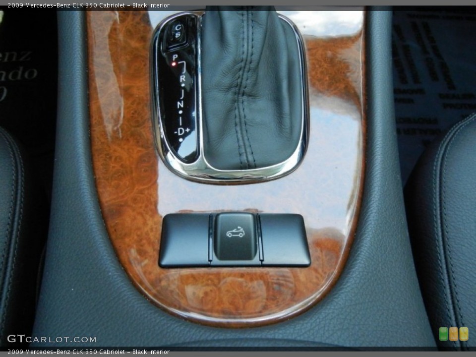 Black Interior Transmission for the 2009 Mercedes-Benz CLK 350 Cabriolet #80025439
