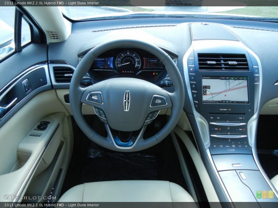 Light Dune Interior Dashboard for the 2013 Lincoln MKZ 2.0L Hybrid FWD #80027596