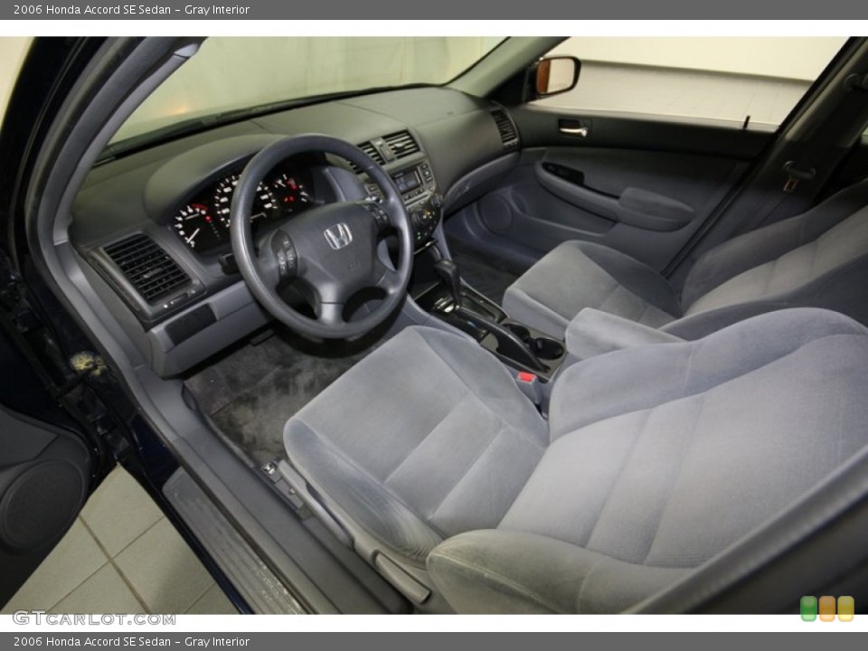 Gray Interior Prime Interior for the 2006 Honda Accord SE Sedan #80027988