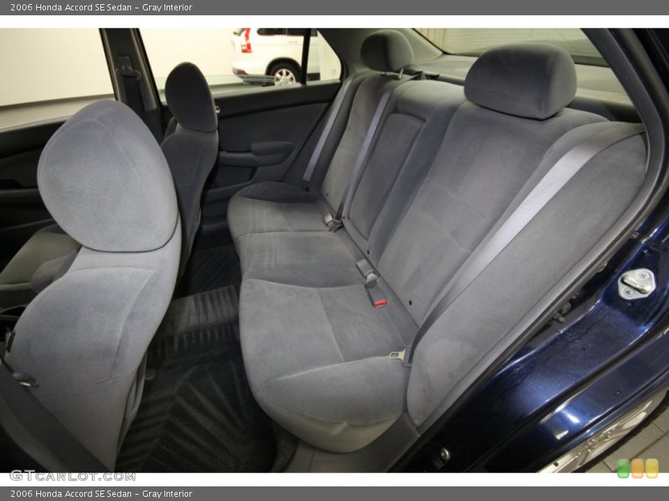 Gray Interior Rear Seat for the 2006 Honda Accord SE Sedan #80028005