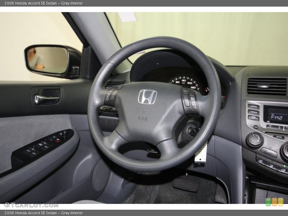Gray Interior Steering Wheel for the 2006 Honda Accord SE Sedan #80028202