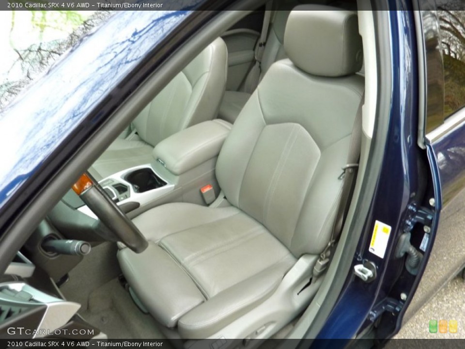 Titanium/Ebony Interior Front Seat for the 2010 Cadillac SRX 4 V6 AWD #80029630