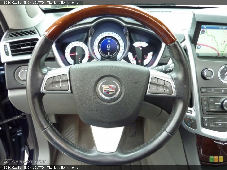 Titanium/Ebony Interior Steering Wheel for the 2010 Cadillac SRX 4 V6 AWD #80029679