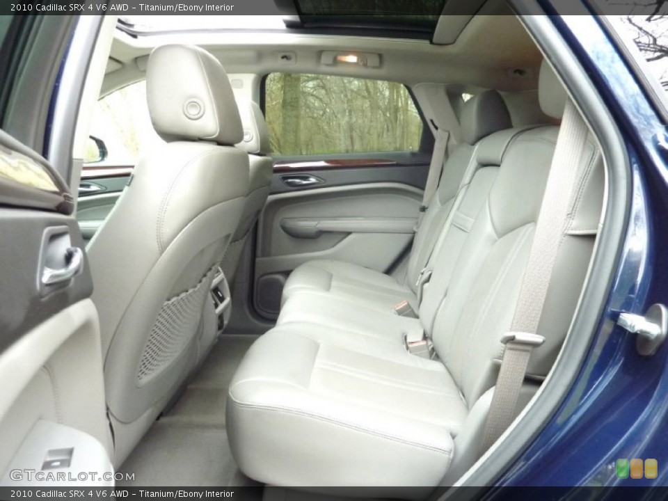 Titanium/Ebony Interior Rear Seat for the 2010 Cadillac SRX 4 V6 AWD #80029811