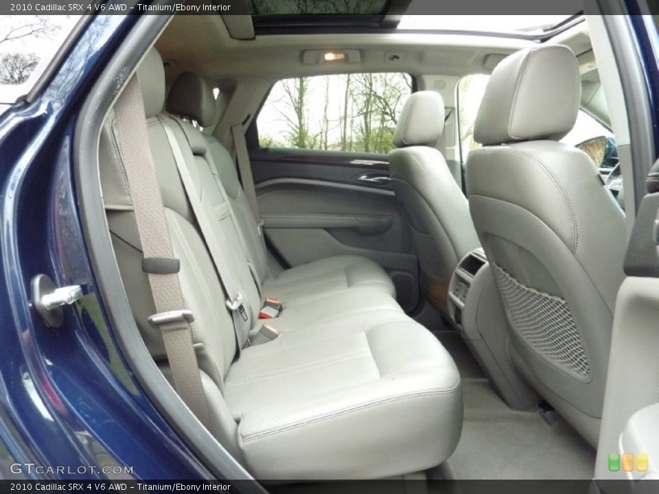Titanium/Ebony Interior Rear Seat for the 2010 Cadillac SRX 4 V6 AWD #80029823
