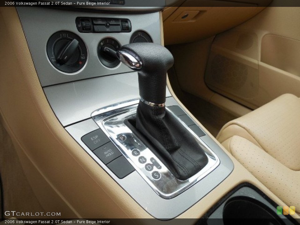 Pure Beige Interior Transmission for the 2006 Volkswagen Passat 2.0T Sedan #80030117