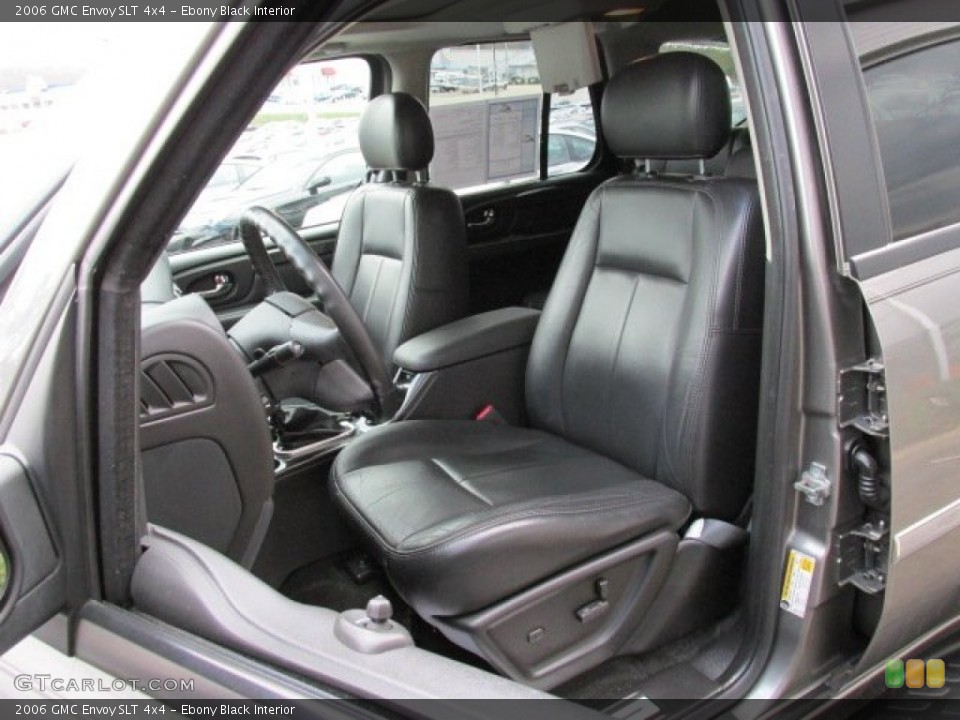 Ebony Black Interior Front Seat for the 2006 GMC Envoy SLT 4x4 #80032106