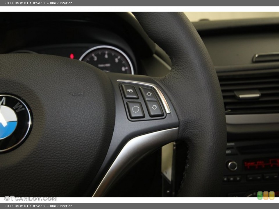 Black Interior Controls for the 2014 BMW X1 sDrive28i #80035277