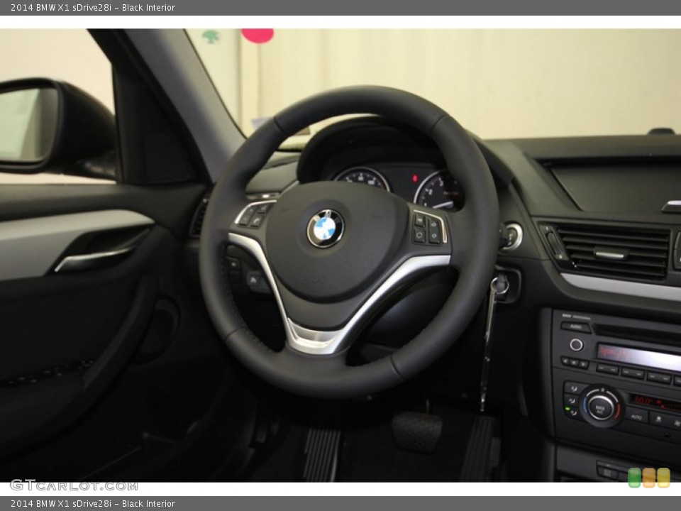 Black Interior Steering Wheel for the 2014 BMW X1 sDrive28i #80035307
