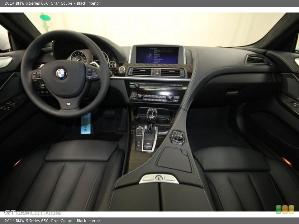 Black Interior Dashboard for the 2014 BMW 6 Series 650i Gran Coupe #80035335