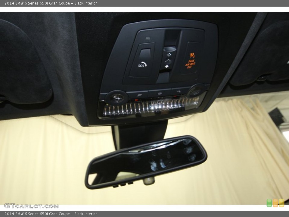 Black Interior Controls for the 2014 BMW 6 Series 650i Gran Coupe #80035411