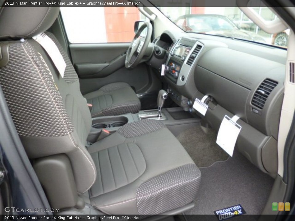 Graphite/Steel Pro-4X Interior Photo for the 2013 Nissan Frontier Pro-4X King Cab 4x4 #80035514