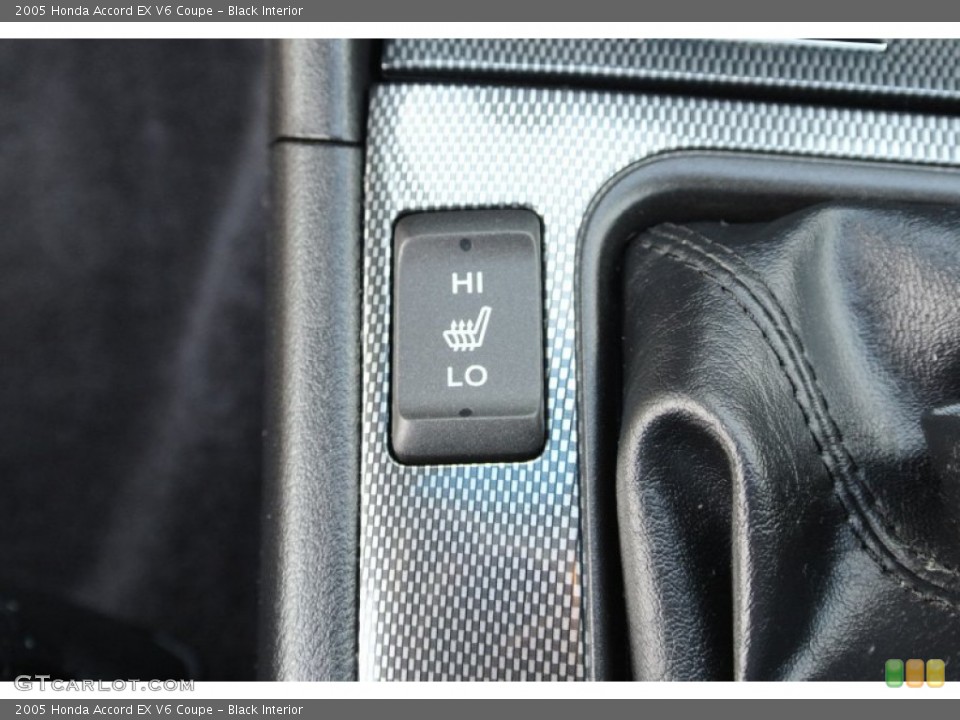 Black Interior Controls for the 2005 Honda Accord EX V6 Coupe #80038457