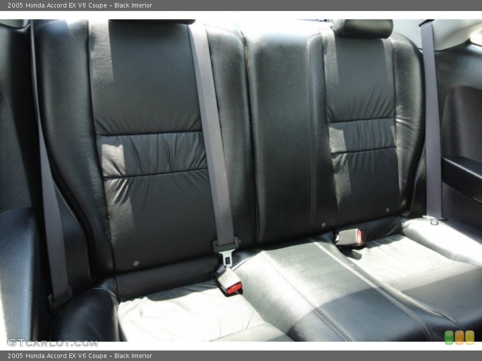 Black Interior Rear Seat for the 2005 Honda Accord EX V6 Coupe #80038495