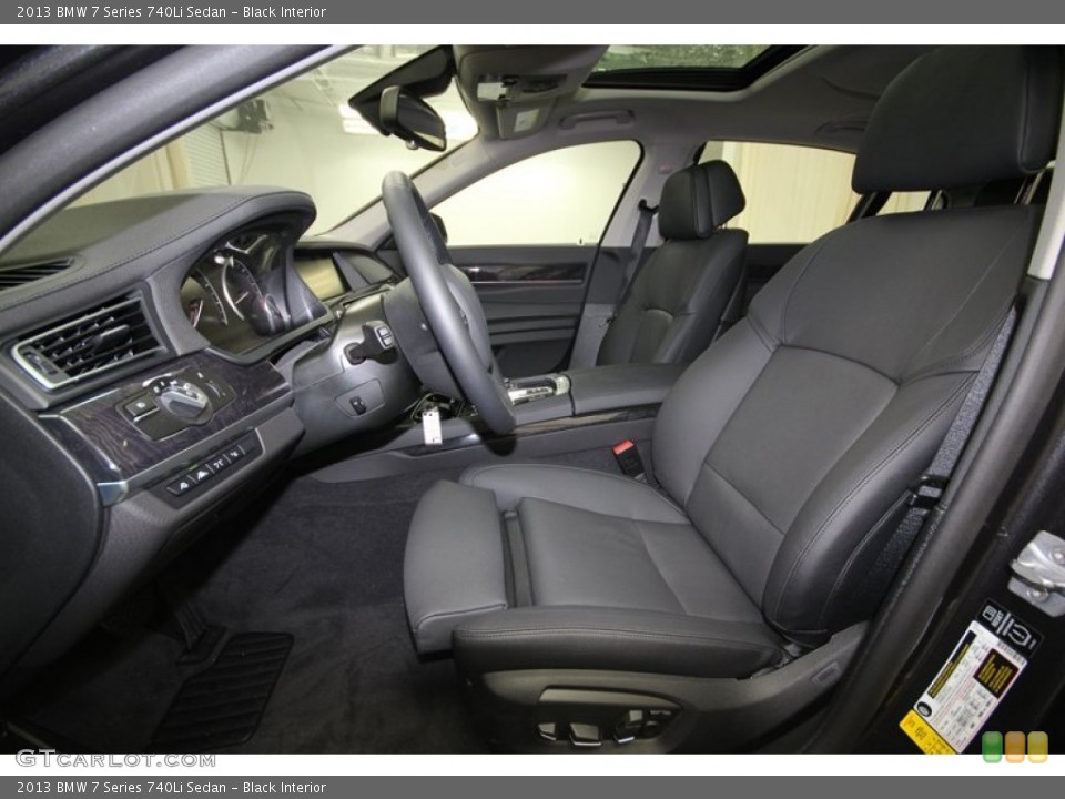 Black Interior Photo for the 2013 BMW 7 Series 740Li Sedan #80038971