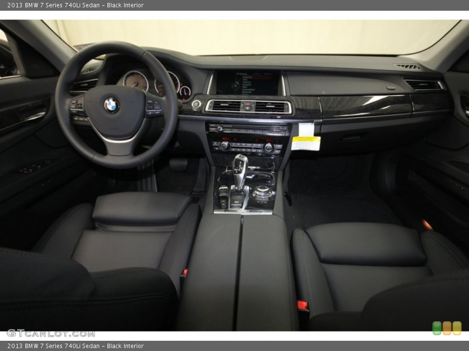 Black Interior Dashboard for the 2013 BMW 7 Series 740Li Sedan #80038976