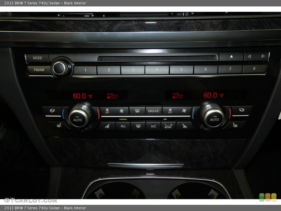 Black Interior Controls for the 2013 BMW 7 Series 740Li Sedan #80039072