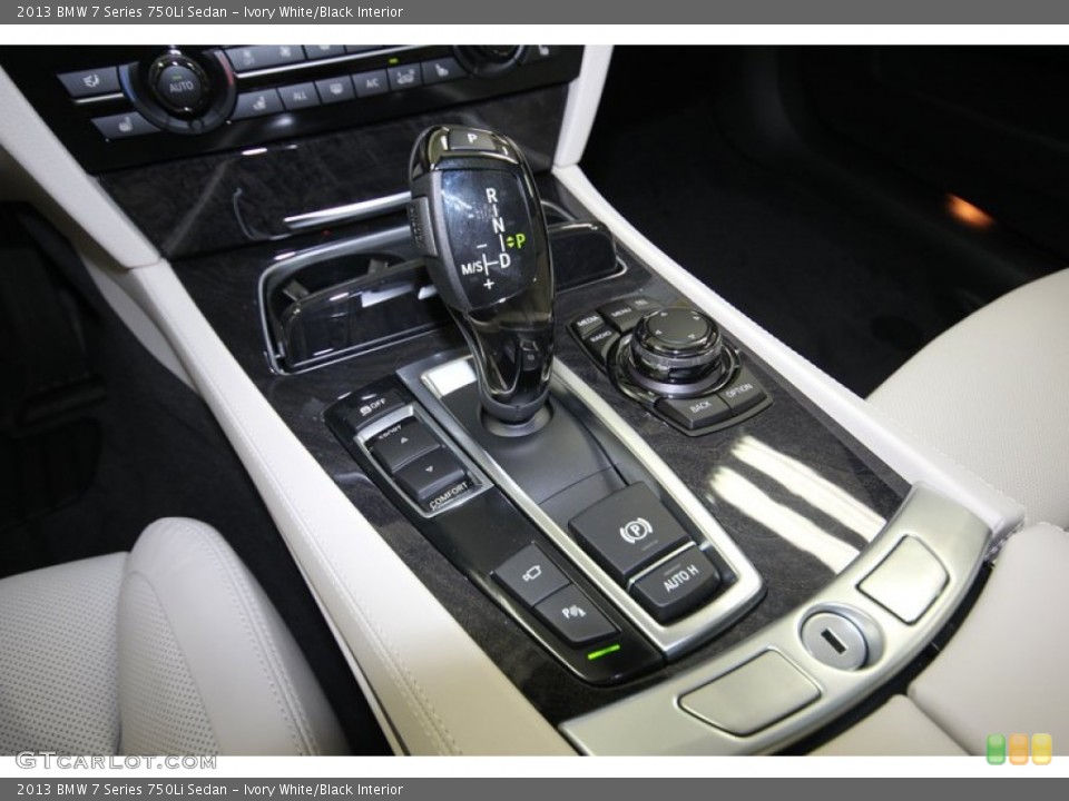 Ivory White/Black Interior Transmission for the 2013 BMW 7 Series 750Li Sedan #80039486