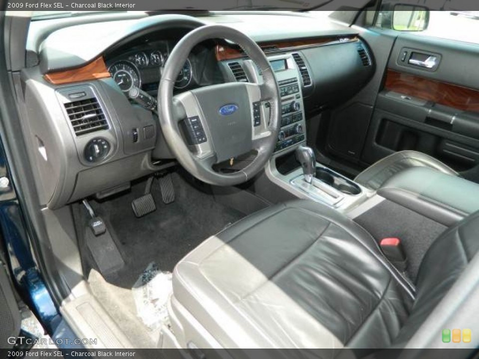 Charcoal Black Interior Prime Interior for the 2009 Ford Flex SEL #80040911