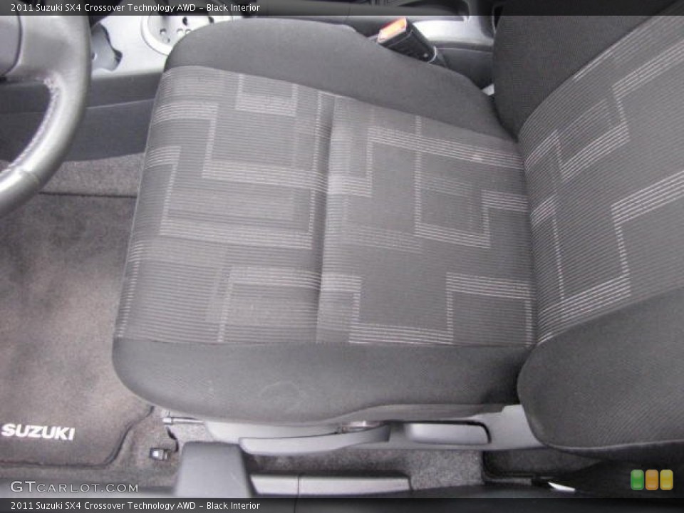 Black Interior Front Seat for the 2011 Suzuki SX4 Crossover Technology AWD #80044246