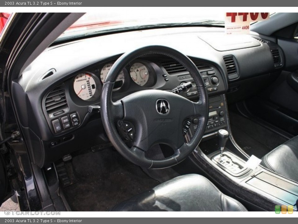 Ebony Interior Dashboard for the 2003 Acura TL 3.2 Type S #80044315