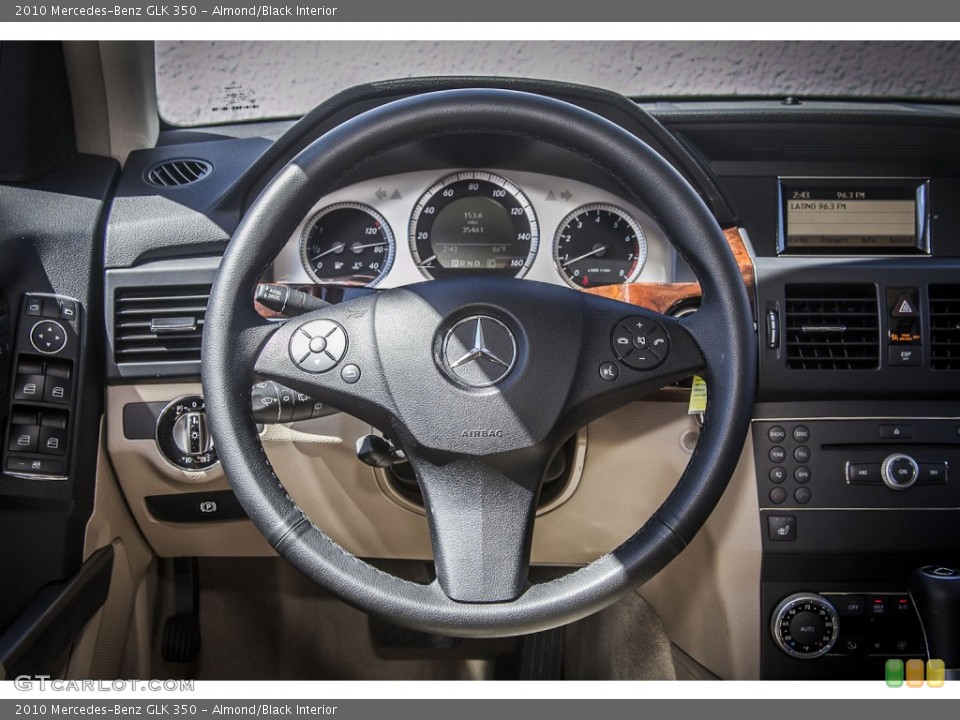 Almond/Black Interior Steering Wheel for the 2010 Mercedes-Benz GLK 350 #80044488