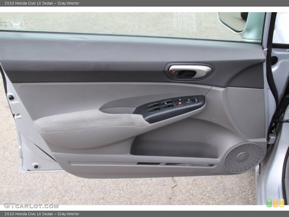 Gray Interior Door Panel for the 2010 Honda Civic LX Sedan #80044574
