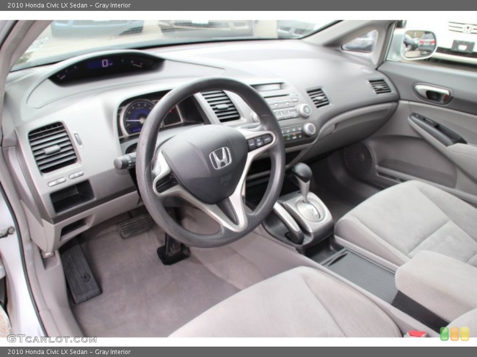 Gray Interior Photo for the 2010 Honda Civic LX Sedan #80044583