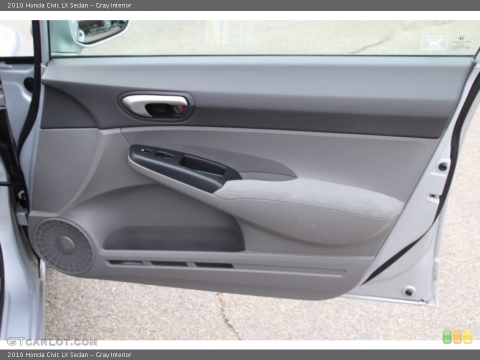 Gray Interior Door Panel for the 2010 Honda Civic LX Sedan #80044738