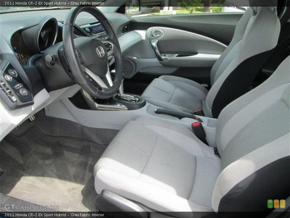 Gray Fabric Interior Photo for the 2011 Honda CR-Z EX Sport Hybrid #80048876