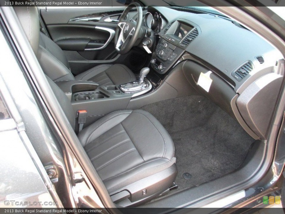 Ebony Interior Photo for the 2013 Buick Regal  #80054645