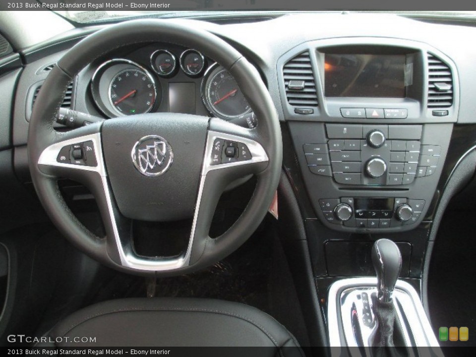 Ebony Interior Dashboard for the 2013 Buick Regal  #80054663