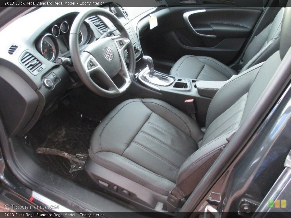 Ebony Interior Photo for the 2013 Buick Regal  #80054846