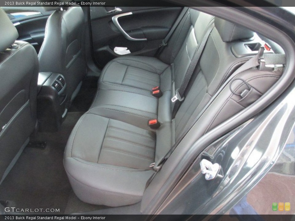 Ebony Interior Rear Seat for the 2013 Buick Regal  #80054862