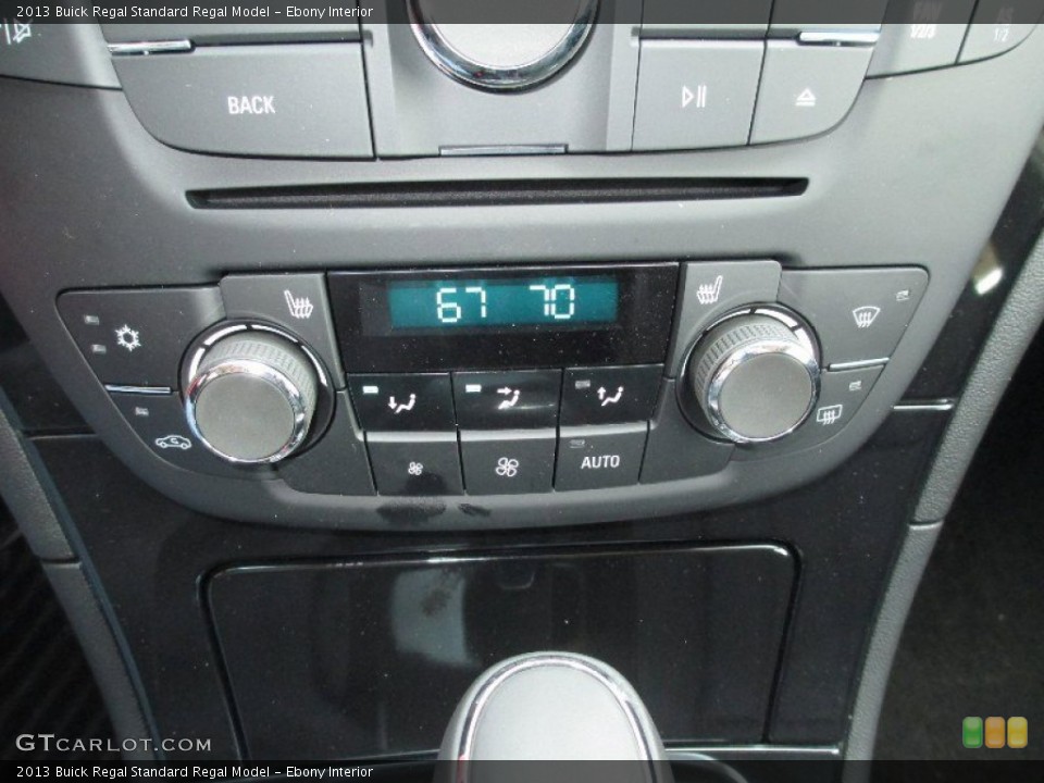 Ebony Interior Controls for the 2013 Buick Regal  #80054945