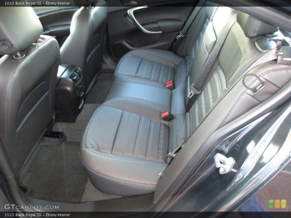 Ebony Interior Rear Seat for the 2013 Buick Regal GS #80055240