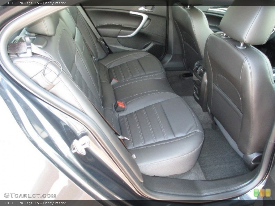 Ebony Interior Rear Seat for the 2013 Buick Regal GS #80055272