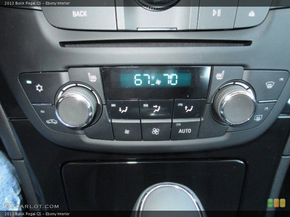 Ebony Interior Controls for the 2013 Buick Regal GS #80055326
