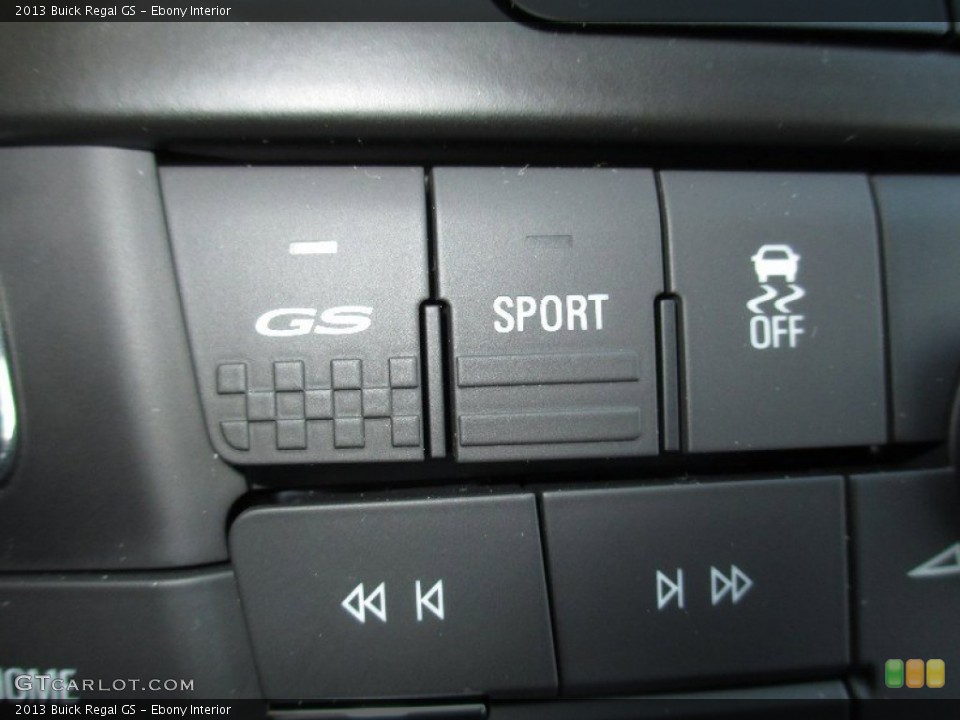 Ebony Interior Controls for the 2013 Buick Regal GS #80055357