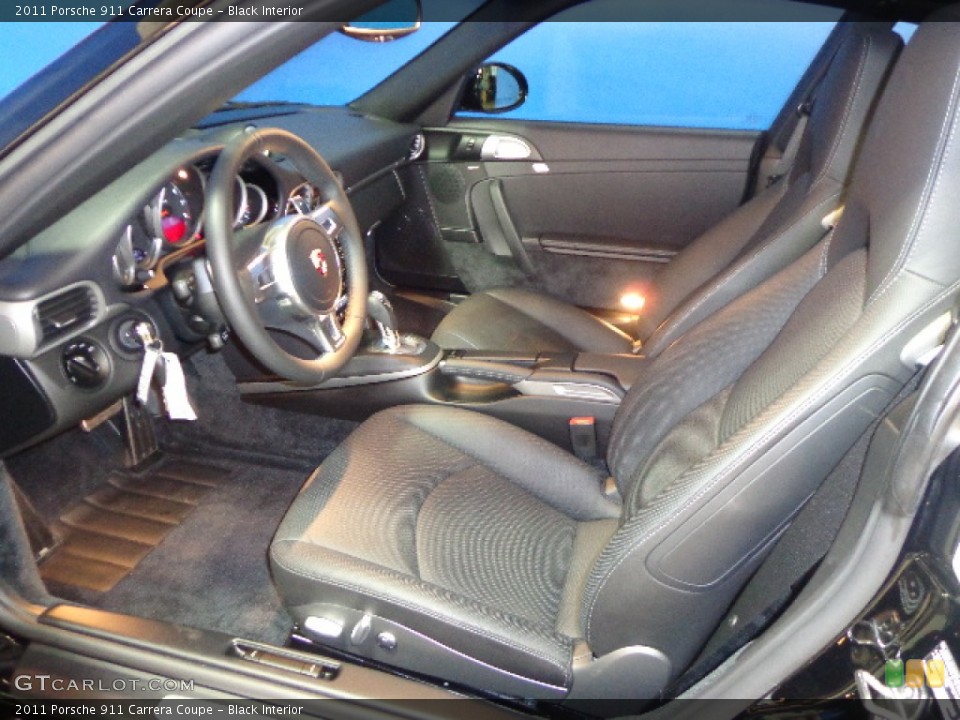 Black Interior Photo for the 2011 Porsche 911 Carrera Coupe #80055411