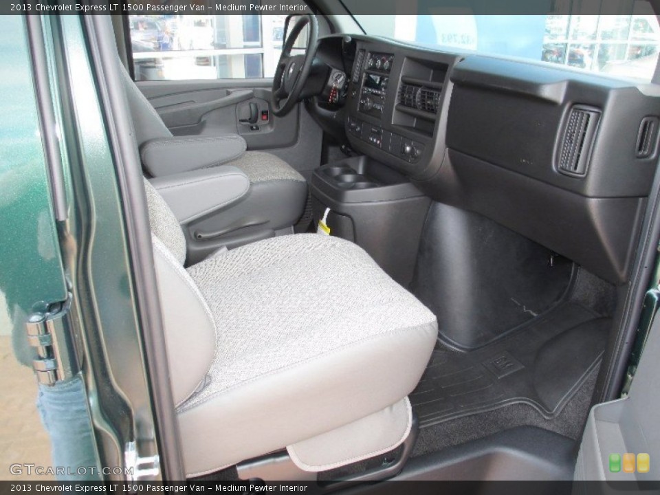 Medium Pewter Interior Front Seat for the 2013 Chevrolet Express LT 1500 Passenger Van #80055532