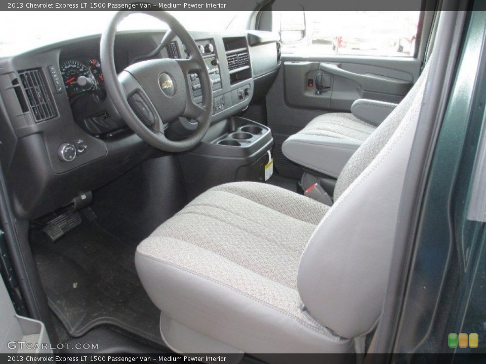 Medium Pewter Interior Photo for the 2013 Chevrolet Express LT 1500 Passenger Van #80055693