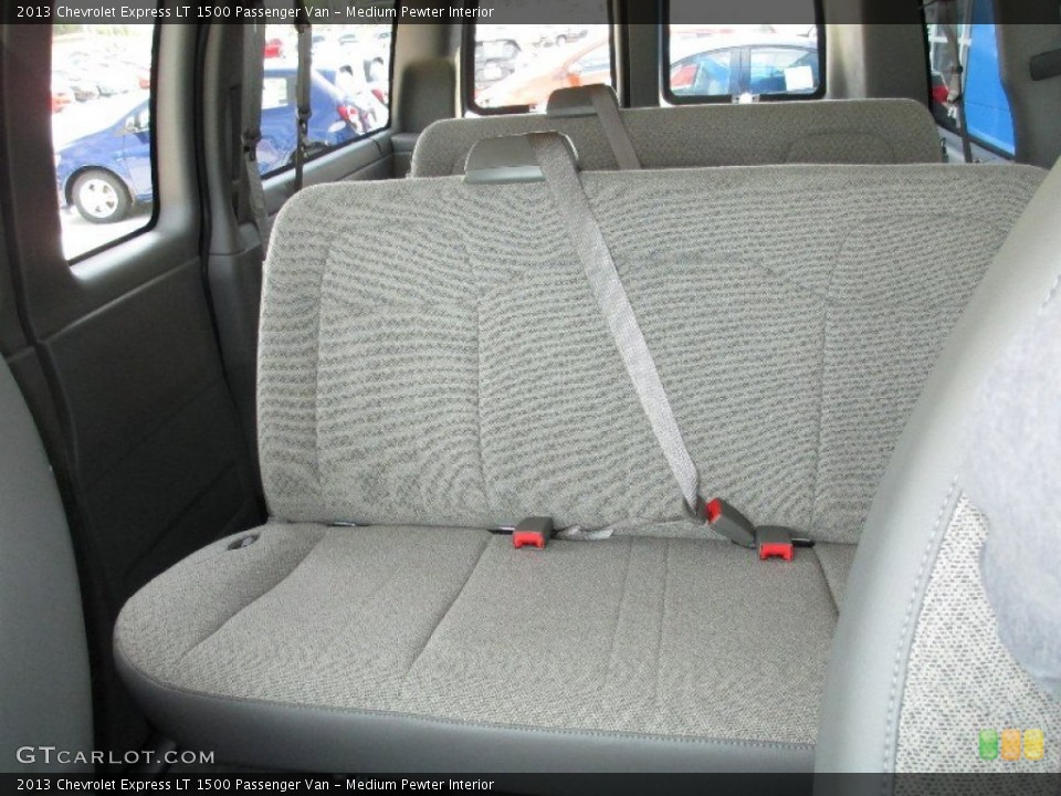 Medium Pewter Interior Rear Seat for the 2013 Chevrolet Express LT 1500 Passenger Van #80055710