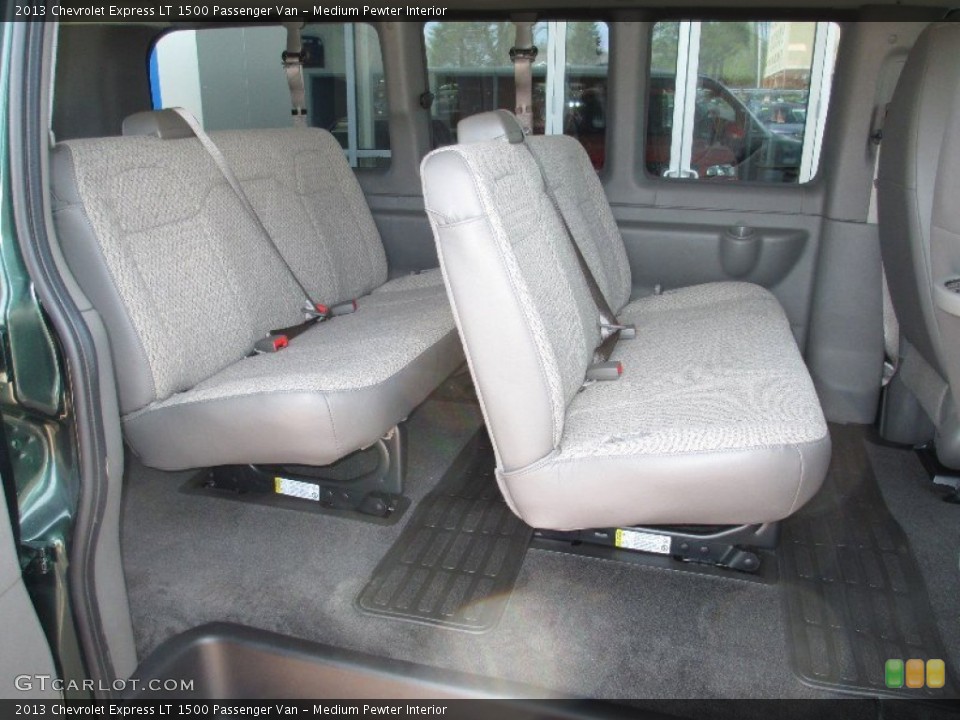 Medium Pewter Interior Rear Seat for the 2013 Chevrolet Express LT 1500 Passenger Van #80055731